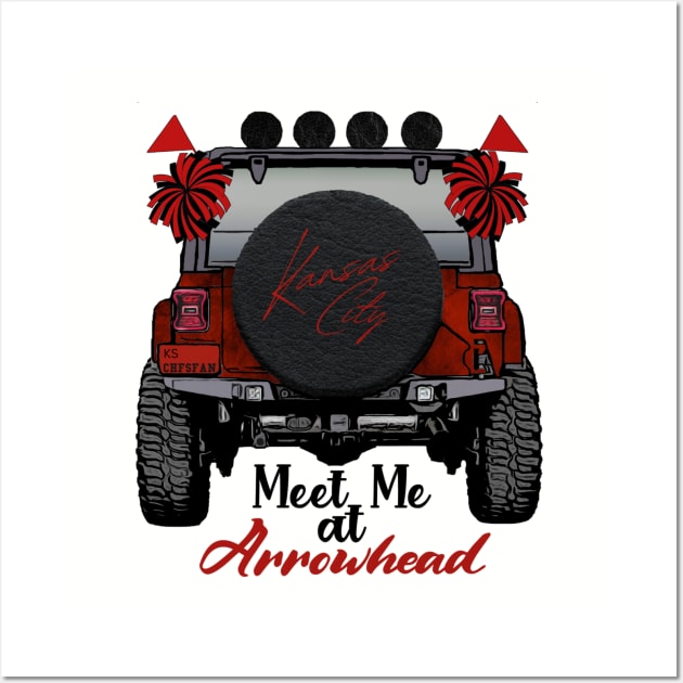 Jeep- Meet Me At Arrowhead Wall Art by Brooke Rae's